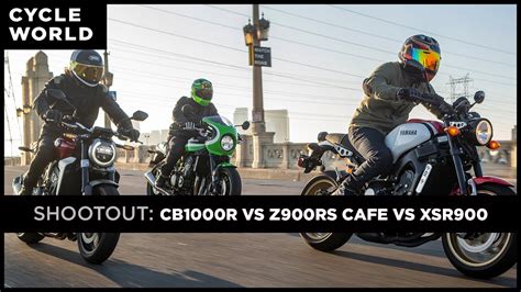 Honda CB1000R Vs Kawasaki Z900RS Cafe Vs Yamaha XSR900 YouTube