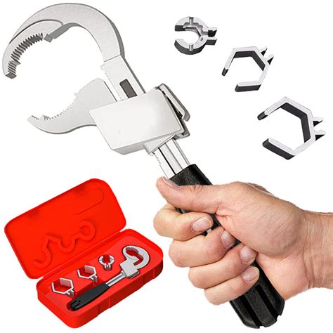 Cyhdddr Universal Adjustable Double Ended Wrench Multifunctional