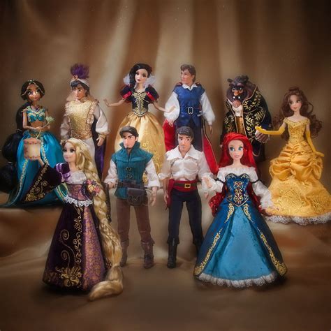 New Designer Couple Dolls From The Disney Store Disney Disney Dolls Disney Princess Dolls