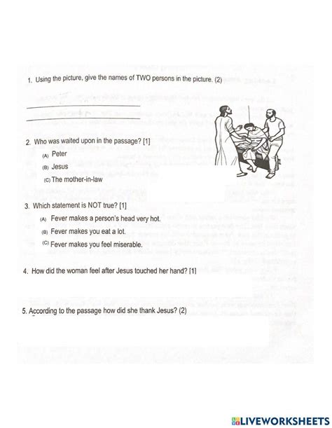 Religion exercise for 4 | Live Worksheets