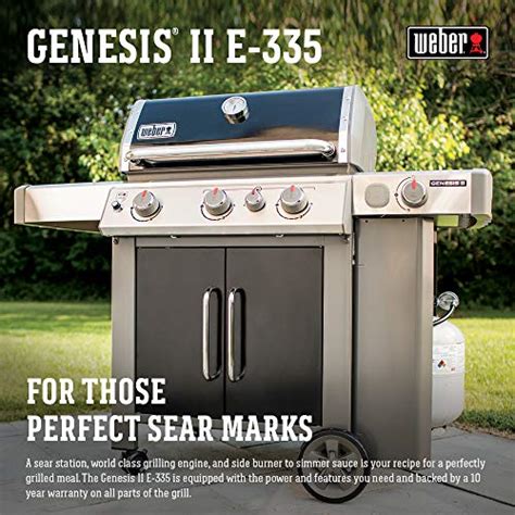 Weber Genesis Ii E 335 3 Burner Liquid Propane Grill Black Pricepulse