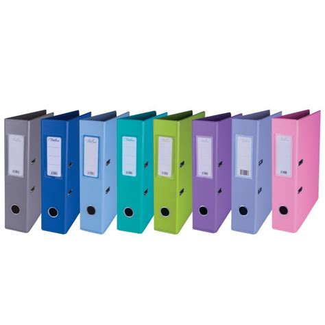 Treeline Lever Arch File A4 Pvc Assorted Box Of 8 Hifi Corporation