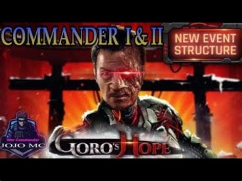 War Commander Goro S Hope Xp Challenge Set War Commander Free