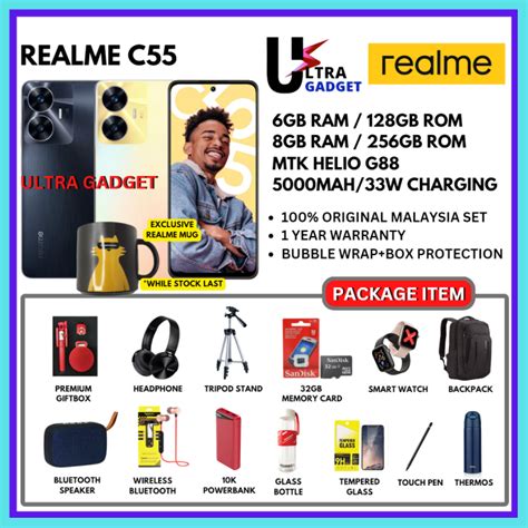 Realme C55 C53 RAM 6GB 8GB ROM 128GB 256GB Original Realme