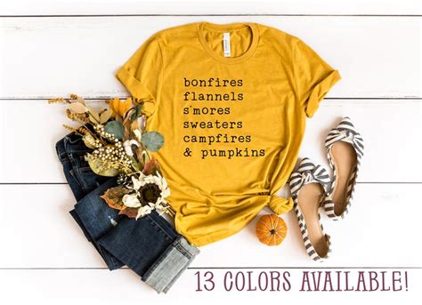 Top 10 Cute Autumn T Shirts We Love What Should I Get Her