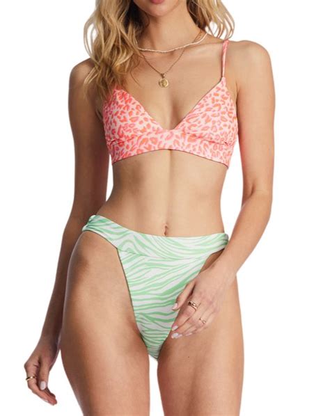 Bikini Billabong Lei Low Rev Rise Dwustronne D Stroju M Billabong