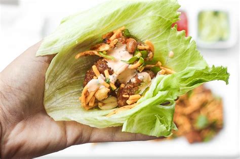 Szechuan Chicken Lettuce Wraps With Spicy Mayo Cactus Club Copycat