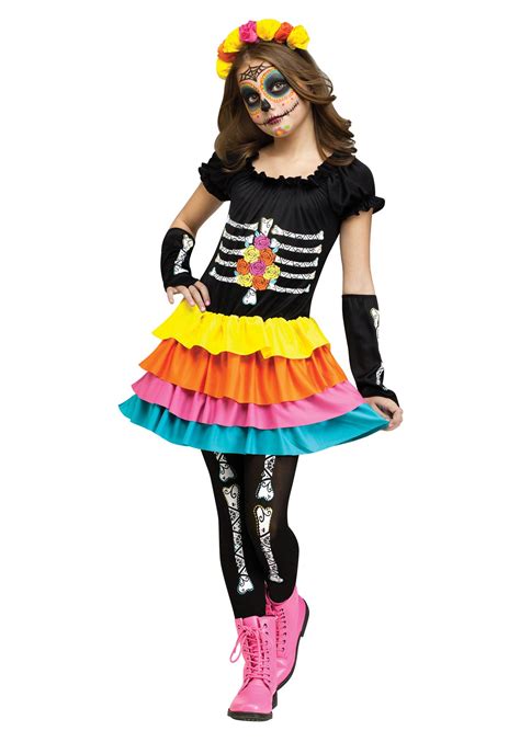 Dia De Los Muertos Child Costume