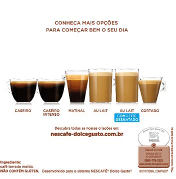 Nescaf Dolce Gusto Caf Caseiro C Psulas Matinal Alimentos Em