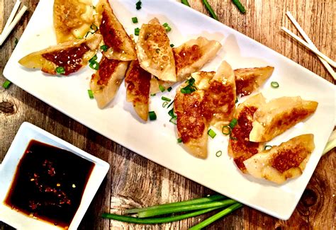 Ginger And Scallion Pot Stickers A Hint Of Wine