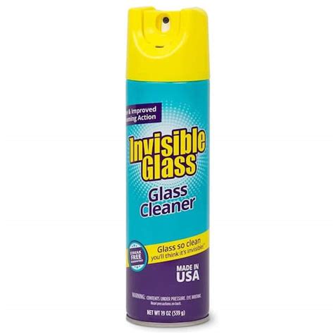 Stoner 19 Oz Ez Grip Invisible Glass Aerosol Spray Glass Cleaner 91160 The Home Depot