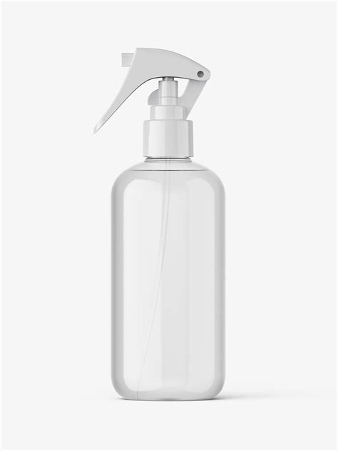 Clear Trigger Spray Bottle Mockup Smarty Mockups