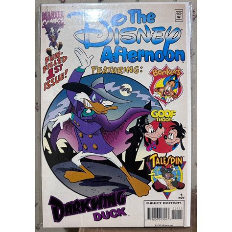 Marvel Comics The Disney Afternoon 1 2 3 4 Darkwing Duck Bonkers Goof Troop Talespin