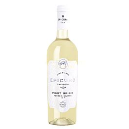 Epicuro Pinot Grigio Terre Siciliane IGP 2023 750ml Italia Import