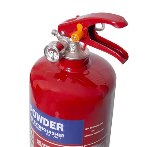 Ultrafire 2kg Powder Kitemarked Fire Extinguisher For Car Boat