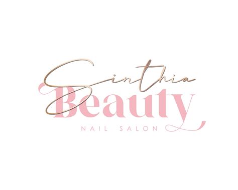 Pink Beauty Logo. Nail Logo, Premade Logo Design, Boutique Logo, Brow ...