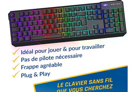 Clavier Sans Fil Gamer Notre S Lection