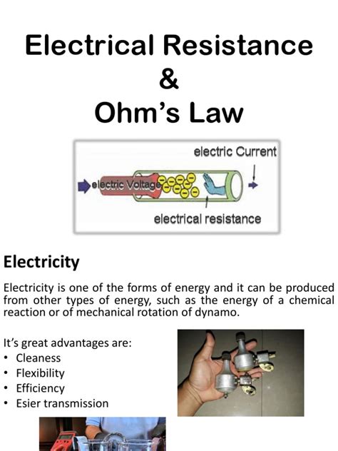 Chapter 3 Electrical Resistance And Ohms Law 211018 002659 Download Free Pdf Electrical