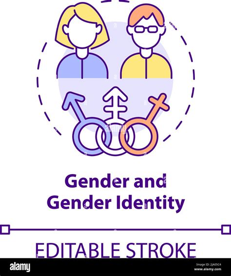 Gender And Gender Identity Concept Icon Stock Vector Image And Art Alamy