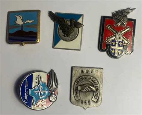 INSIGNES MILITAIRES Lot De 5 Attaches Manquantes EUR 9 00 PicClick FR