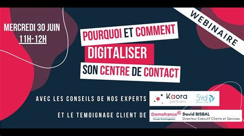 Webinaire Kaora Partners Pourquoi Et Comment Digitaliser Son Centre