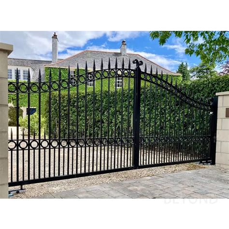 Combine Functionality And Aesthetics With Black Metal Fencing And