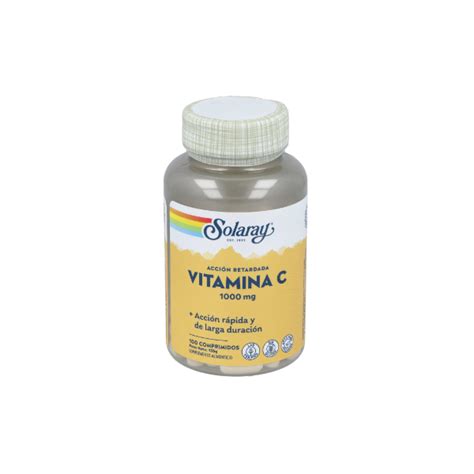 Solaray Vitamina C Mg Acci N Retardada Comprimidos