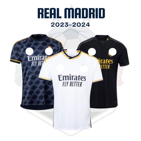 READY STOCK Real Madrid Home Away 3rd Third Whole Kit 2023 2024