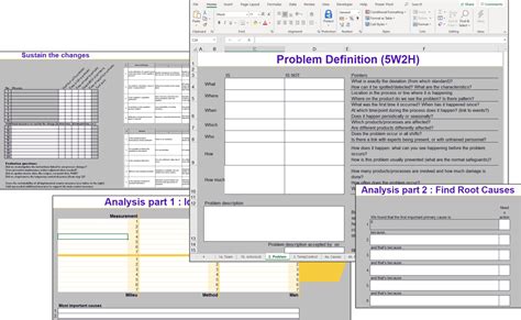 Problem Solving Template Excel