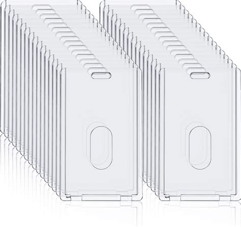 Portatarjetas De Acr Lico Transparente Para Tarjetas De Identificaci N