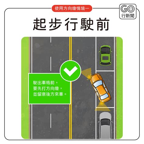 汽車駕駛看過來！正確方向燈的4種使用情境｜起步、轉彎、變換、超車 Gonews行新聞