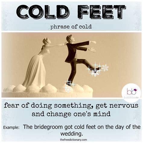 Expression Cold Feet Learn English Learn Facts English Idioms