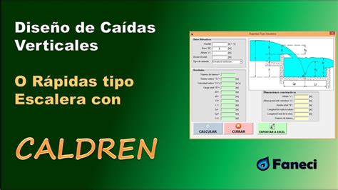 Dise O De Caidas Verticales O Rapidas Tipo Escalera Con Caldren Youtube