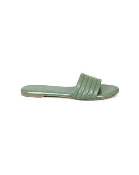 Buy Design Crew Green Flat Sandals Online at Best Prices in India ...