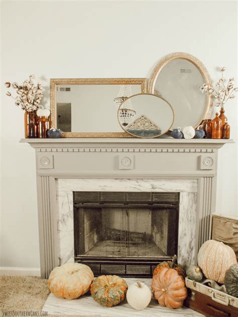 How To Create A Layered Mirror Mantel Fireplace Mantle Decor