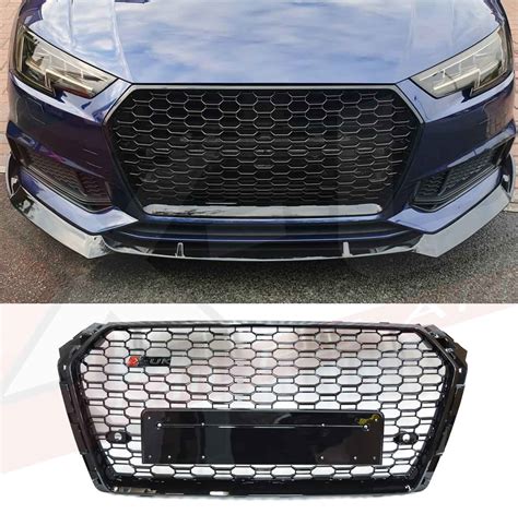 Audi A S Rs Look Honeycomb Mesh Front Grille Ubicaciondepersonas