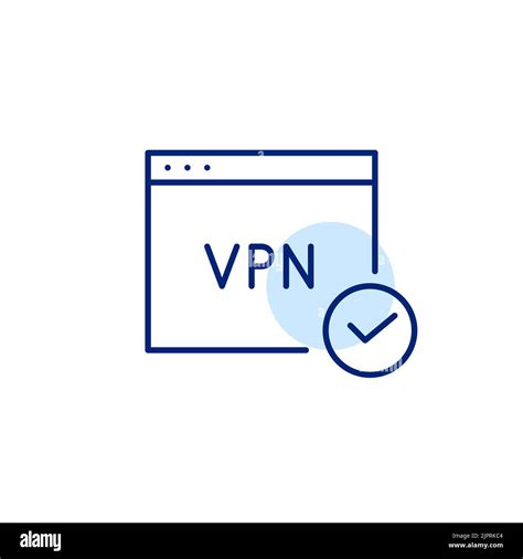 Verified Secure Vpn Browser Extension Pixel Perfect Editable Stroke