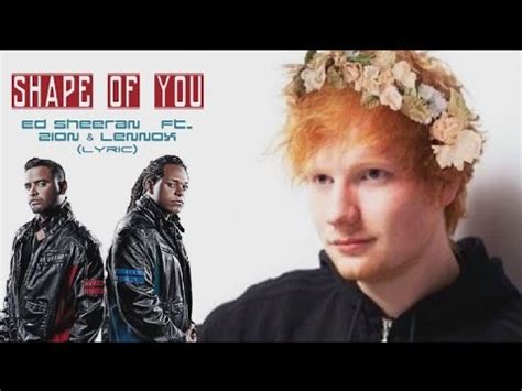 Ed Sheeran Shape Of You Latin Remix Ft Zion Lennox YouTube