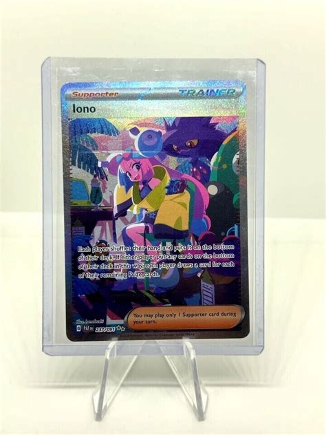 Pokemon Tcg Paldean Fates Iono Special Illustration