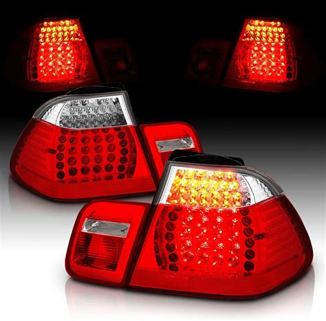 Amazon AmeriLite 2 Door L E D Taillights Red Smoke 4Pcs For BMW 3