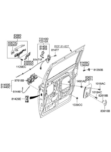 836604D001 Genuine Kia Rear Door Outside Handle Assembly Right