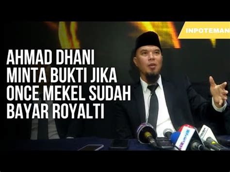 Ahmad Dhani Akui Tetap Berteman Dengan Once Meski Tengah Hadapi Kisruh