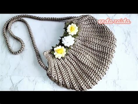 Tutorial Tas Rajut Kerang How To Make A Seashell Knitting Bag Youtube