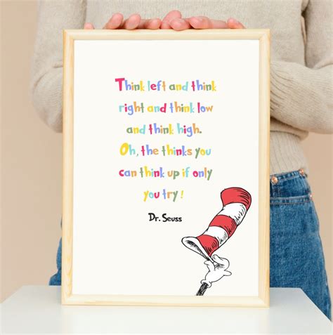 Dr. Seuss, Childrens Books, Dr. Seuss Quotes, Typography, Wall Art ...