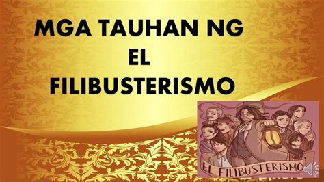 Pangunahing Tauhan Ng El Filibusterismo