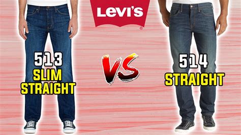 Levi S Slim Straight VS Straight Explained In 15 Seconds 513 VS 514