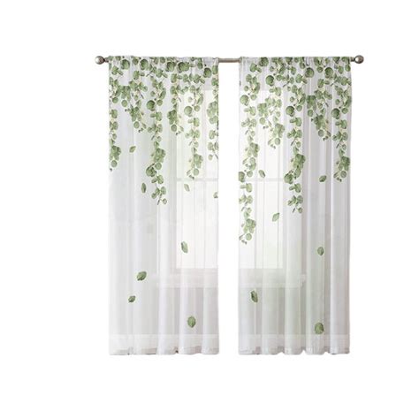 Winston Porter Ethelmay Gauze Semi Sheer Curtain Pair Wayfair