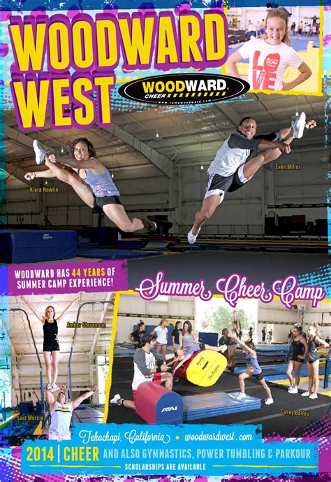 2014 Woodward West Cheer Brochure By Camp Woodward Issuu