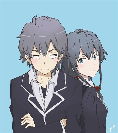 Yukino And Hachiman Gadis Manga Manga Gadis