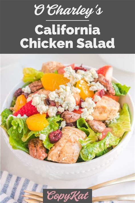 O Charley S California Chicken Salad Copykat Recipes